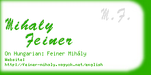mihaly feiner business card